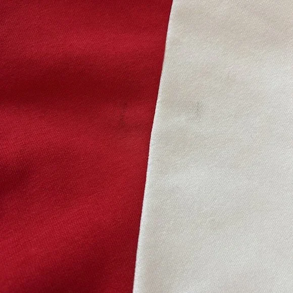 Maeve By Anthropologie Hoodie Sweatshirt Size 3X Chevron Colorblock Hot Pink Red - Picture 6 of 8